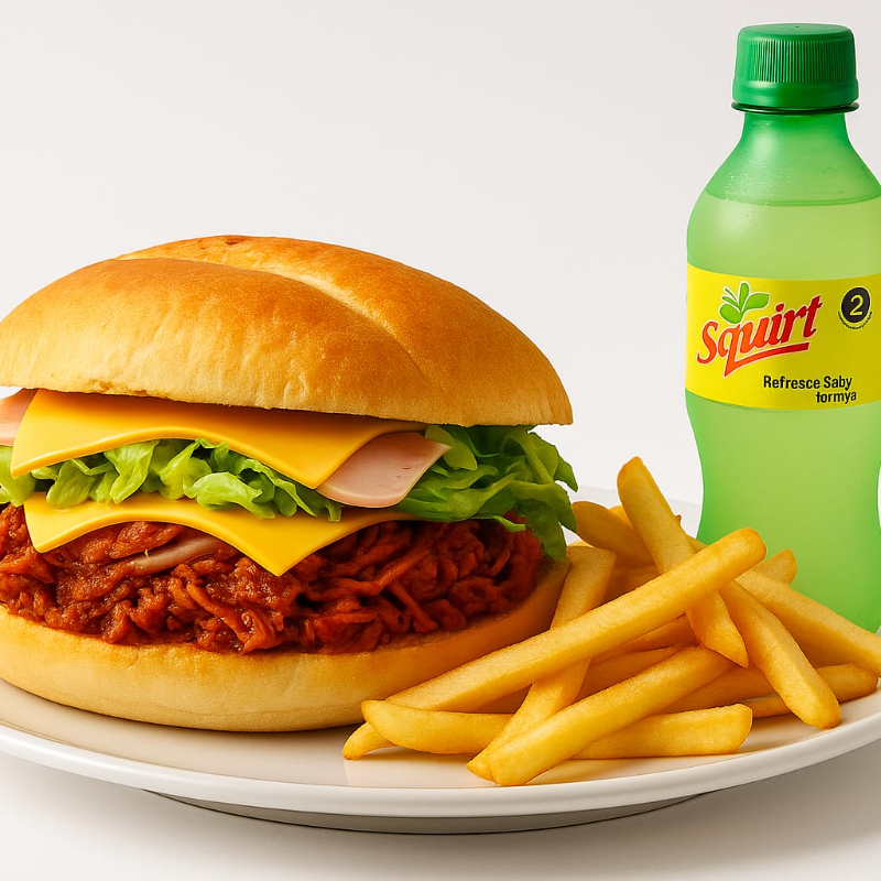 Torta Lomo Especial Combo