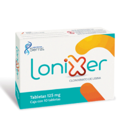Lonixer (Clonixinato de Lisina) 125 Mg Caja con 10