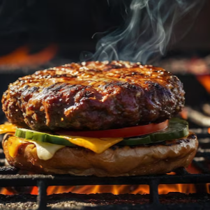 Hamburguesa sirloin AL CARBON