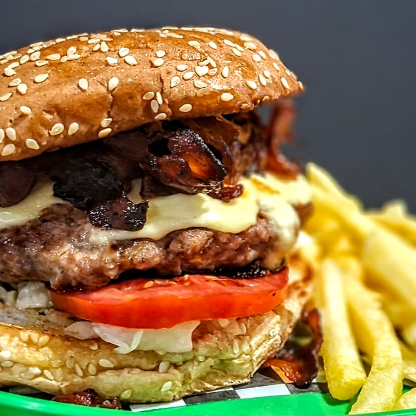 Doble Burger con Papas