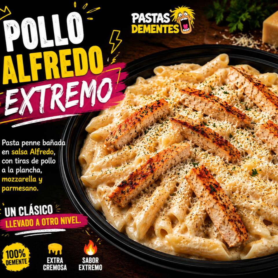 🔥 Pollo Alfredo Extremo