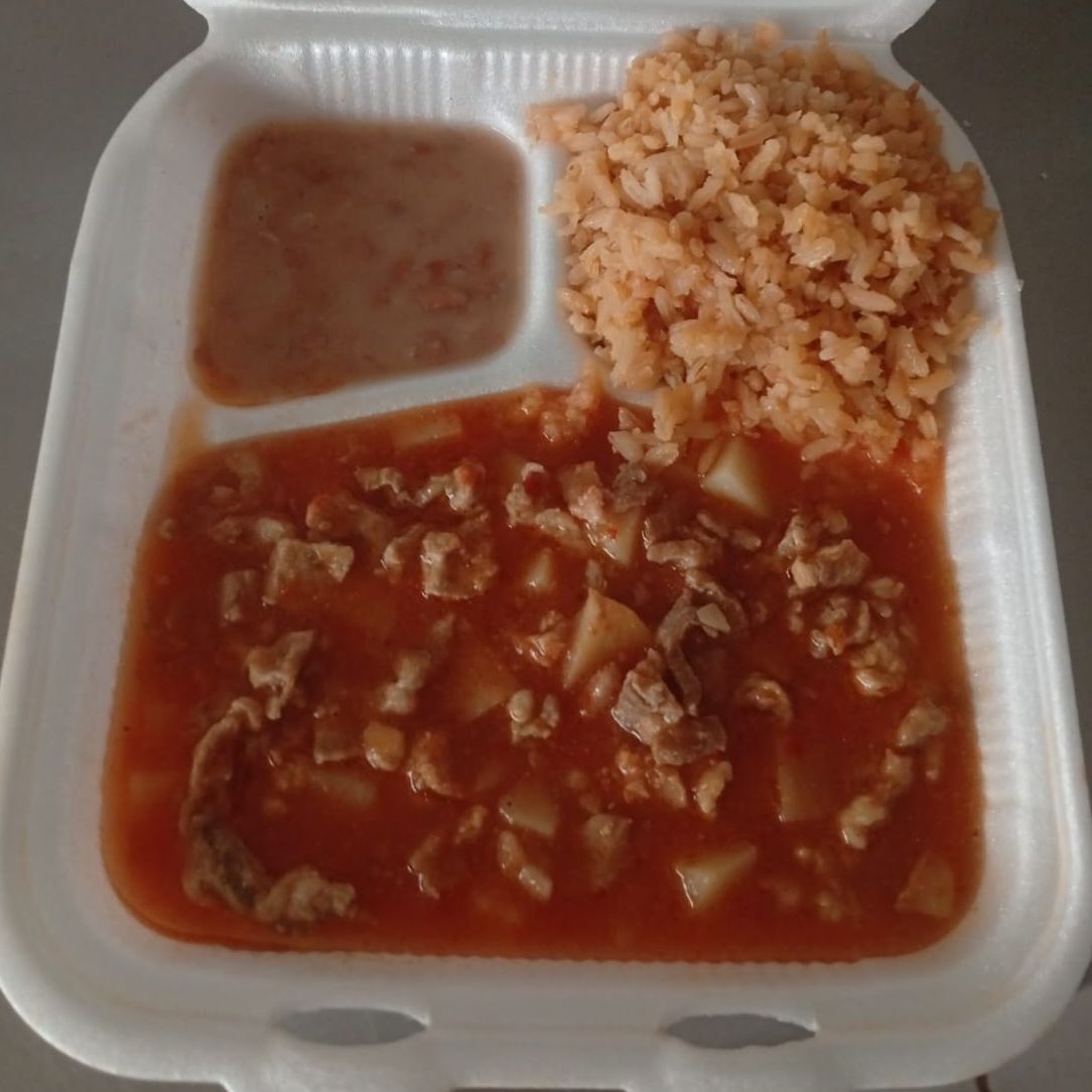 Bistec con papas