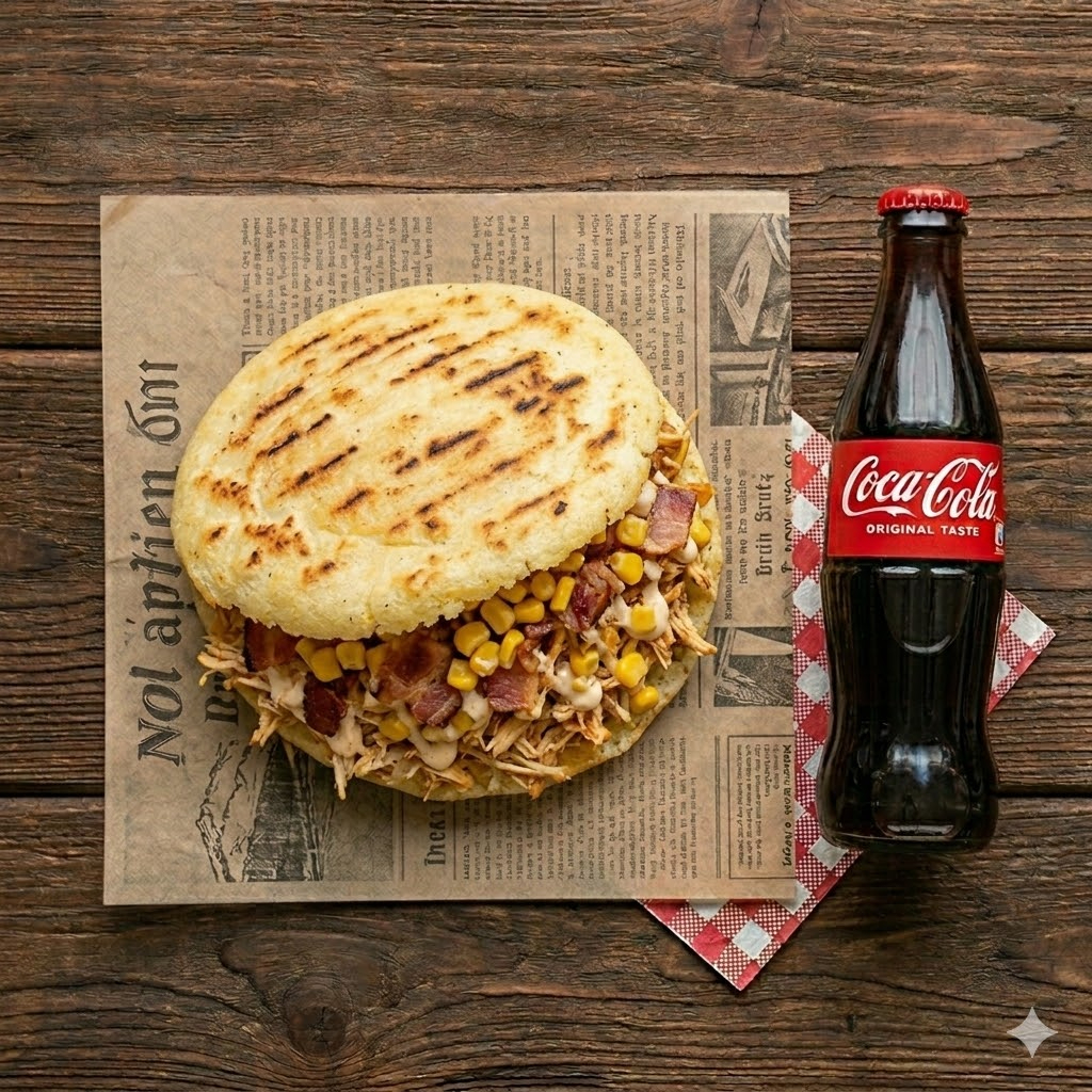 Combo Arepa Naguará + Coca Cola 250ml