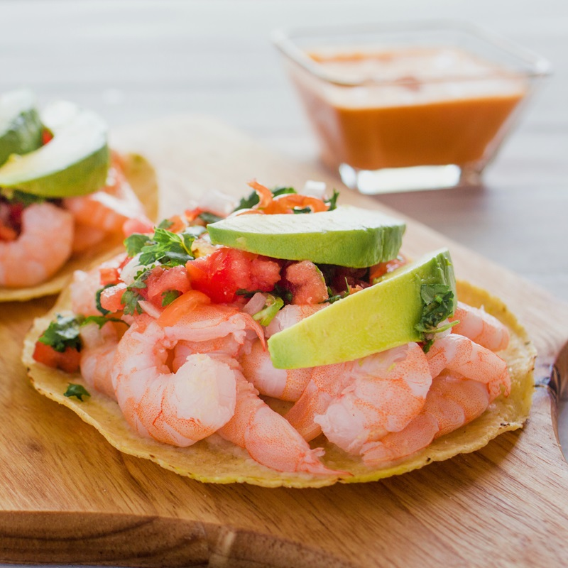 Tostadas de Camarón