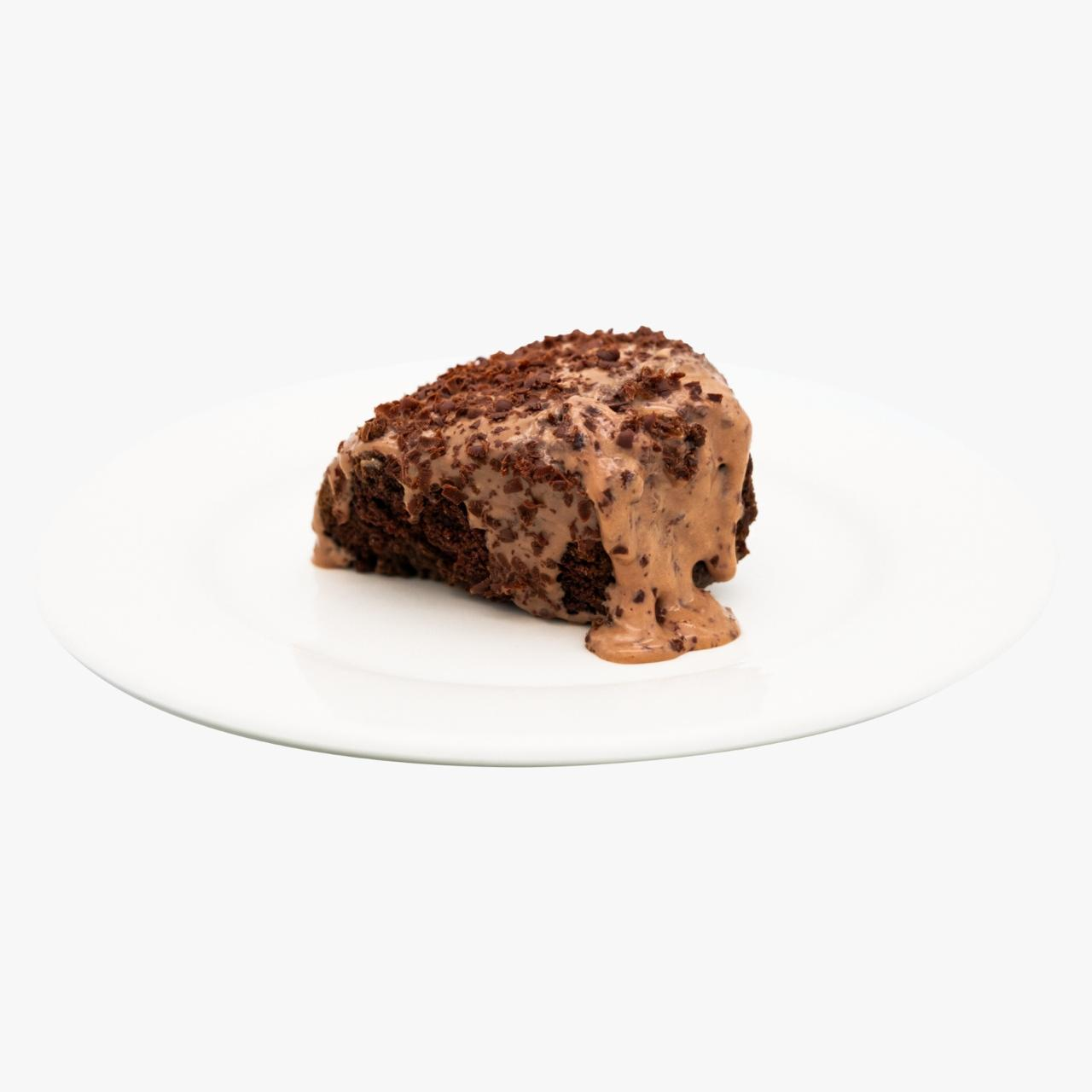Rebanada de Pastel Doble Chocolate