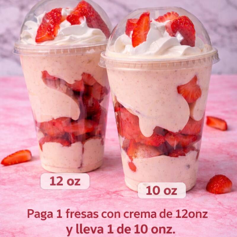 🍓 Combo 2x1 Fresas con Crema