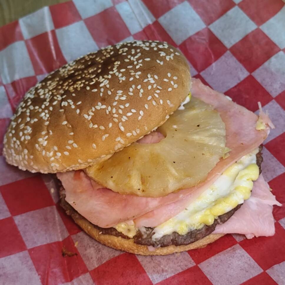 Hamburguesa Hawaiana