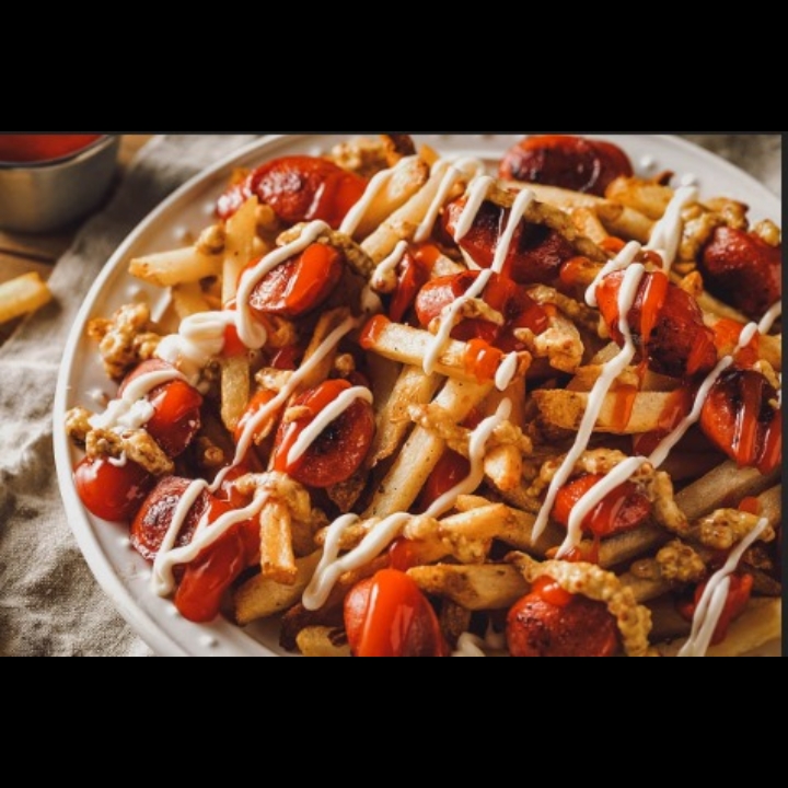 Salchipapa Carne