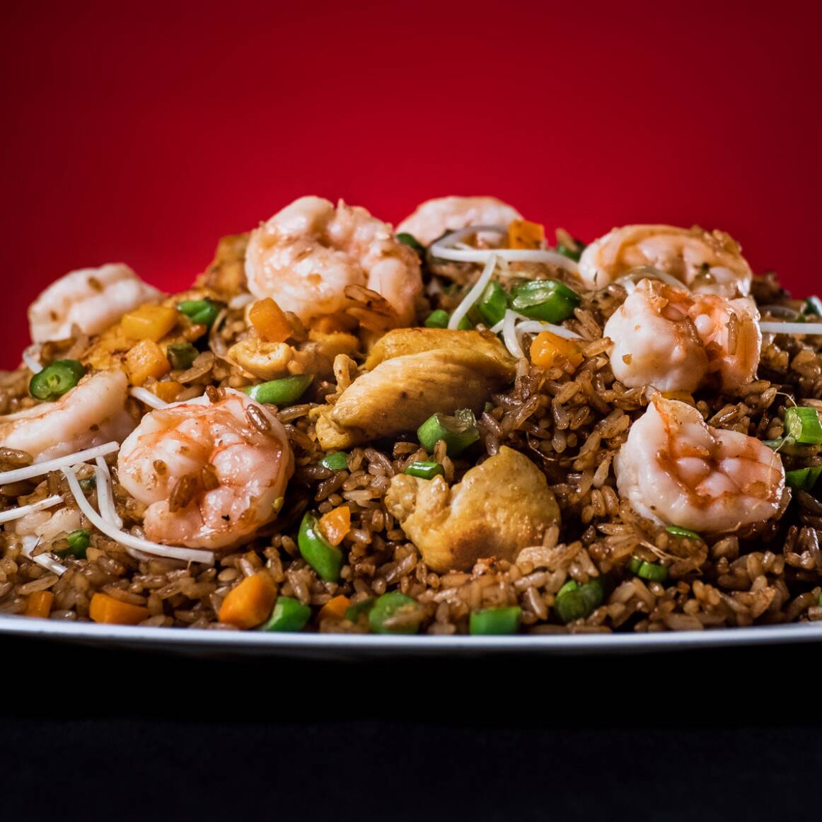 Arroz Camaron y Pollo Mediano