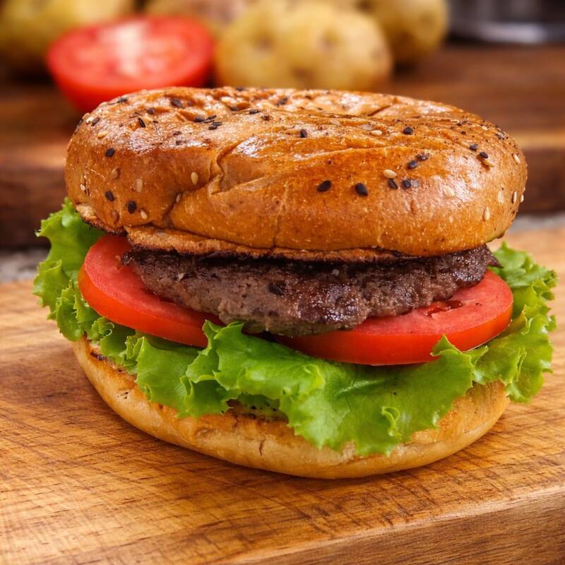 Burger Old School + gaseosa