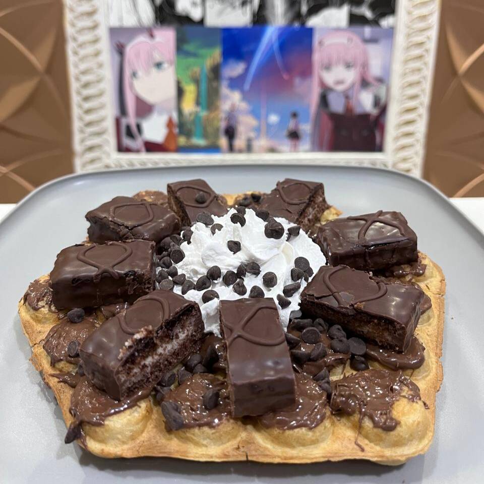 Waffle de Kinder Delice