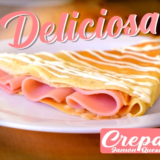 Crepa de Queso Philadelphia con Jamón