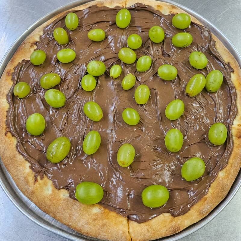 Chocolate ao leite uva verde