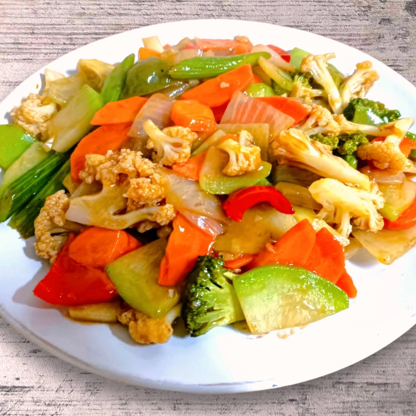 90. Vegetales Mixtos Estilo Chino