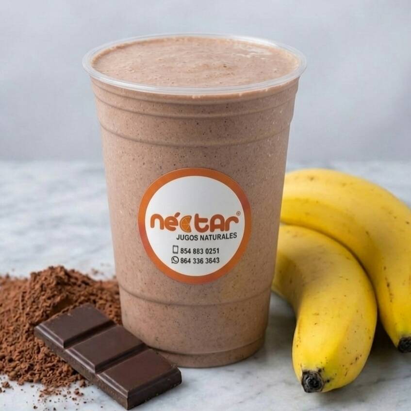 Licuado de Chocomilk con Plátano