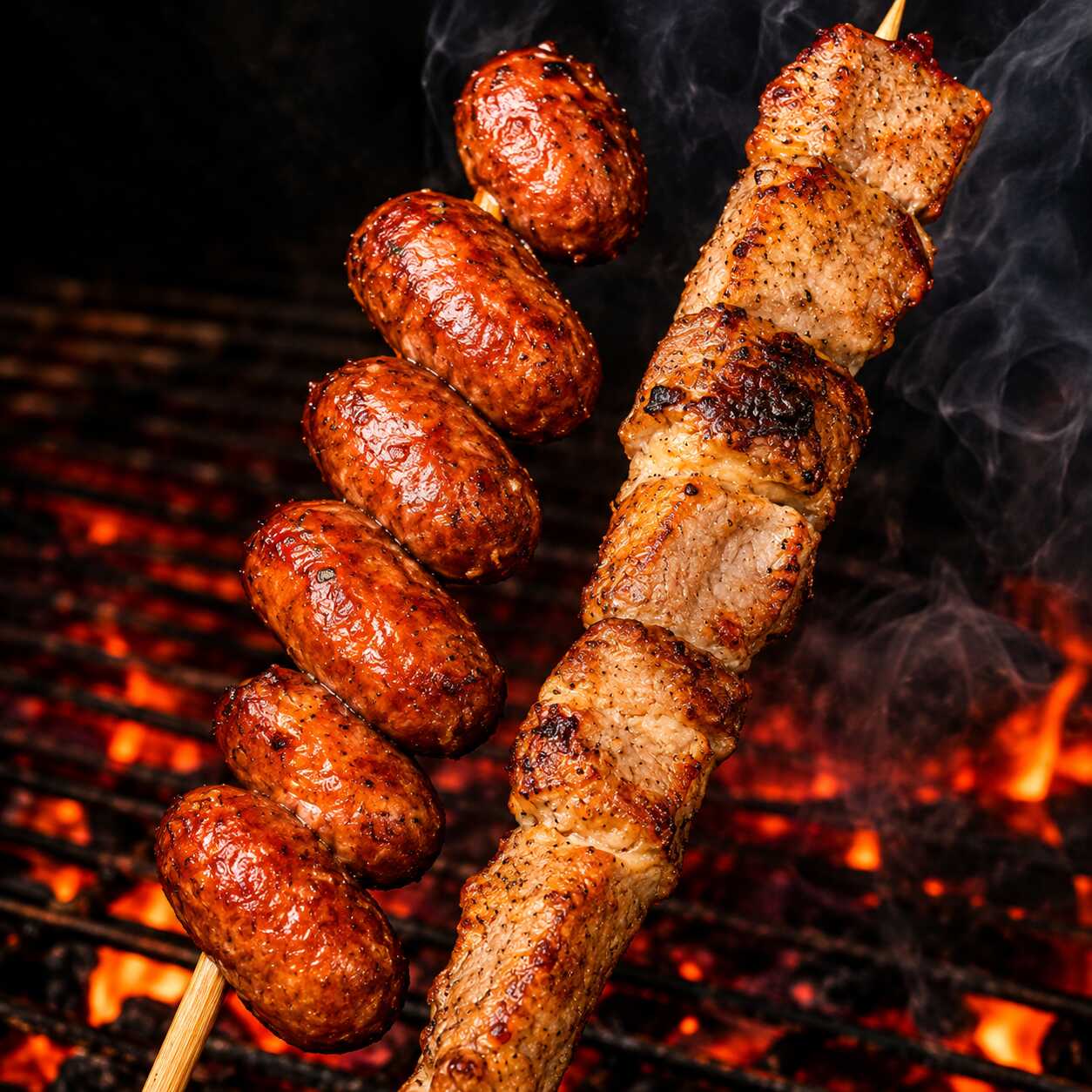 Combo porco e linguiça aperitiva