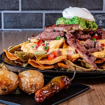Nachos con Arrachera