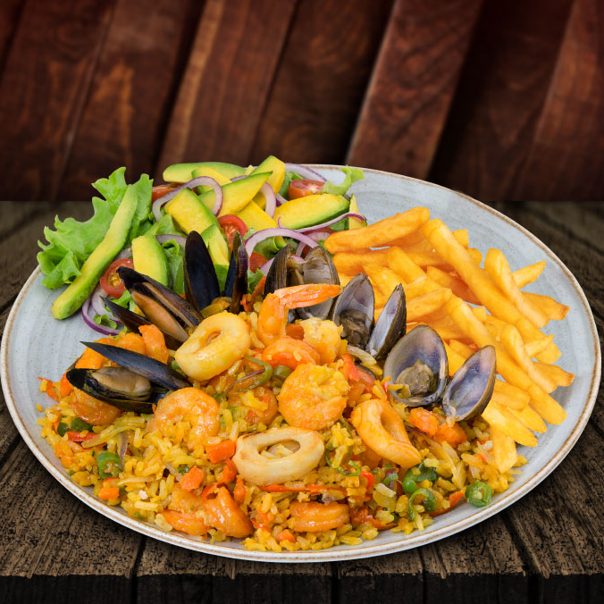 Arroz con Camarones