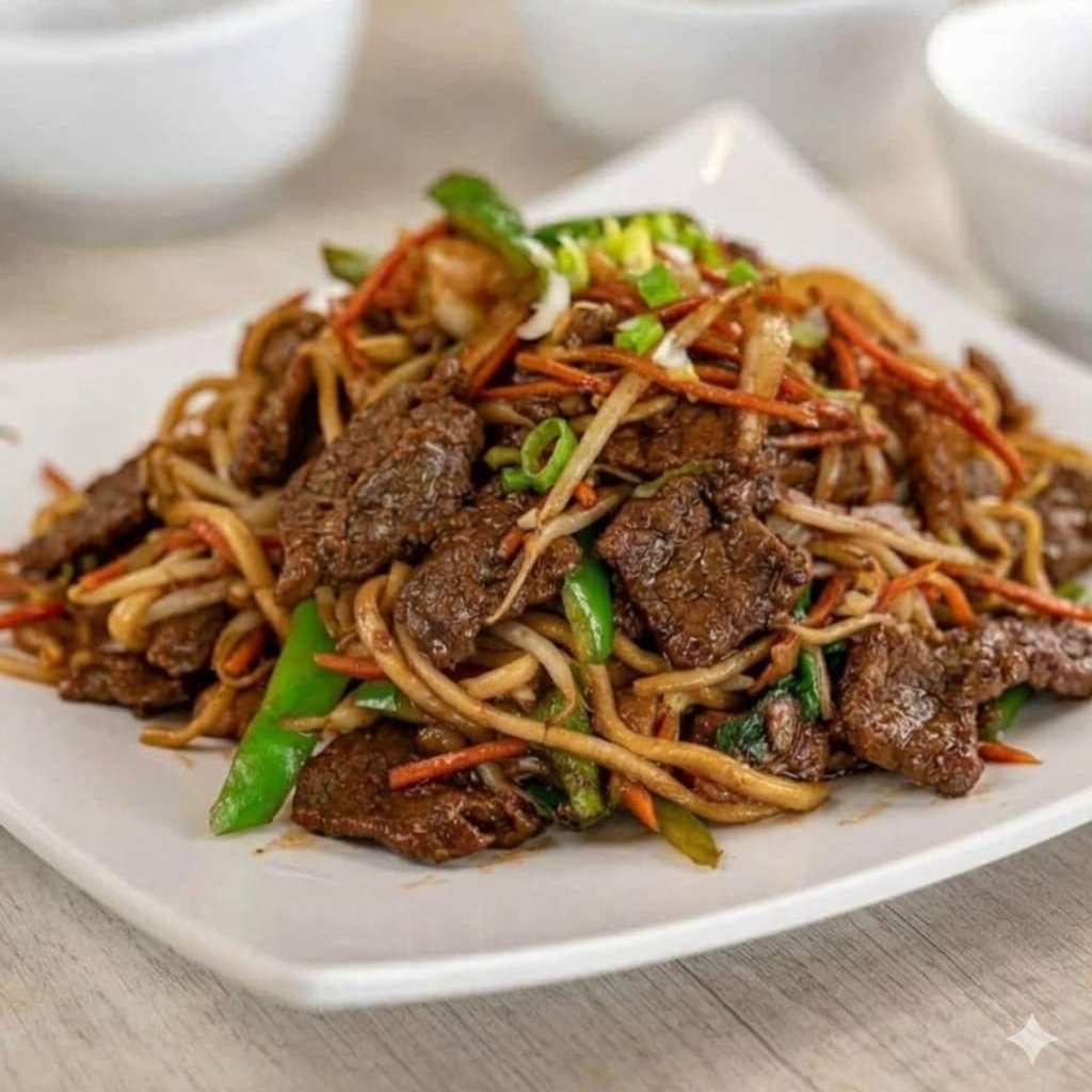 Noodles con Carne