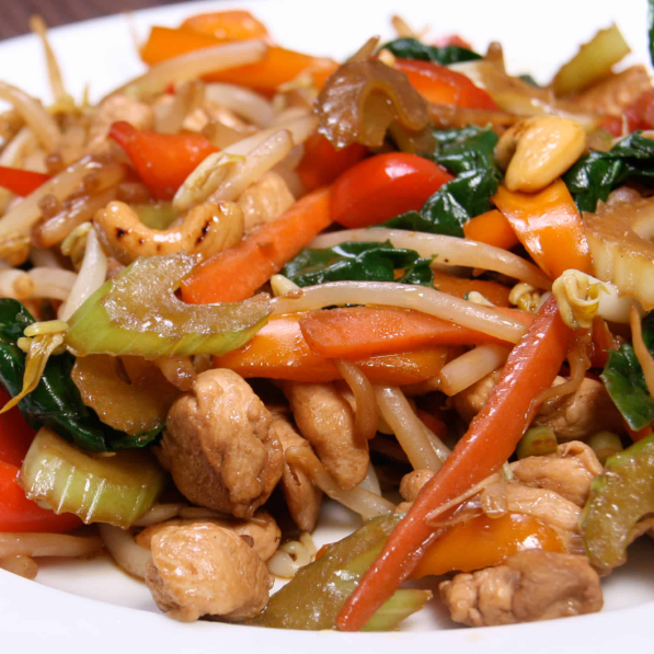 Adicionales: Pollo con vegetales