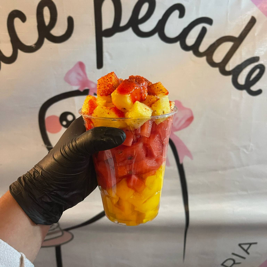 Vaso de Fruta Preparada Grande Mixteado