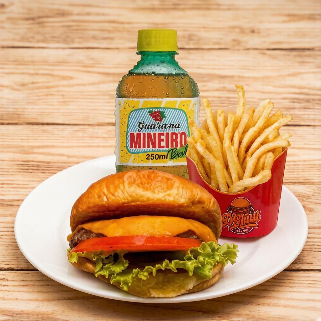 Inclui: 1 D'Kids, 1 Batata pequena e 1 refri 250ml