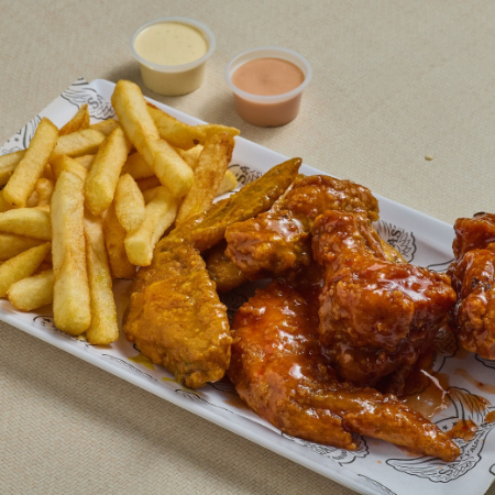 Combo 2 (Alitas, Papas y Gaseosa)