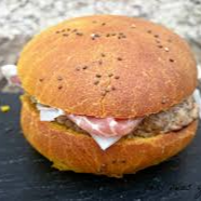 Hamburguesa con Jamón Y Queso
