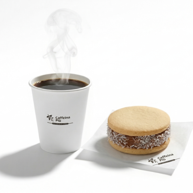 Americano con Alfajor