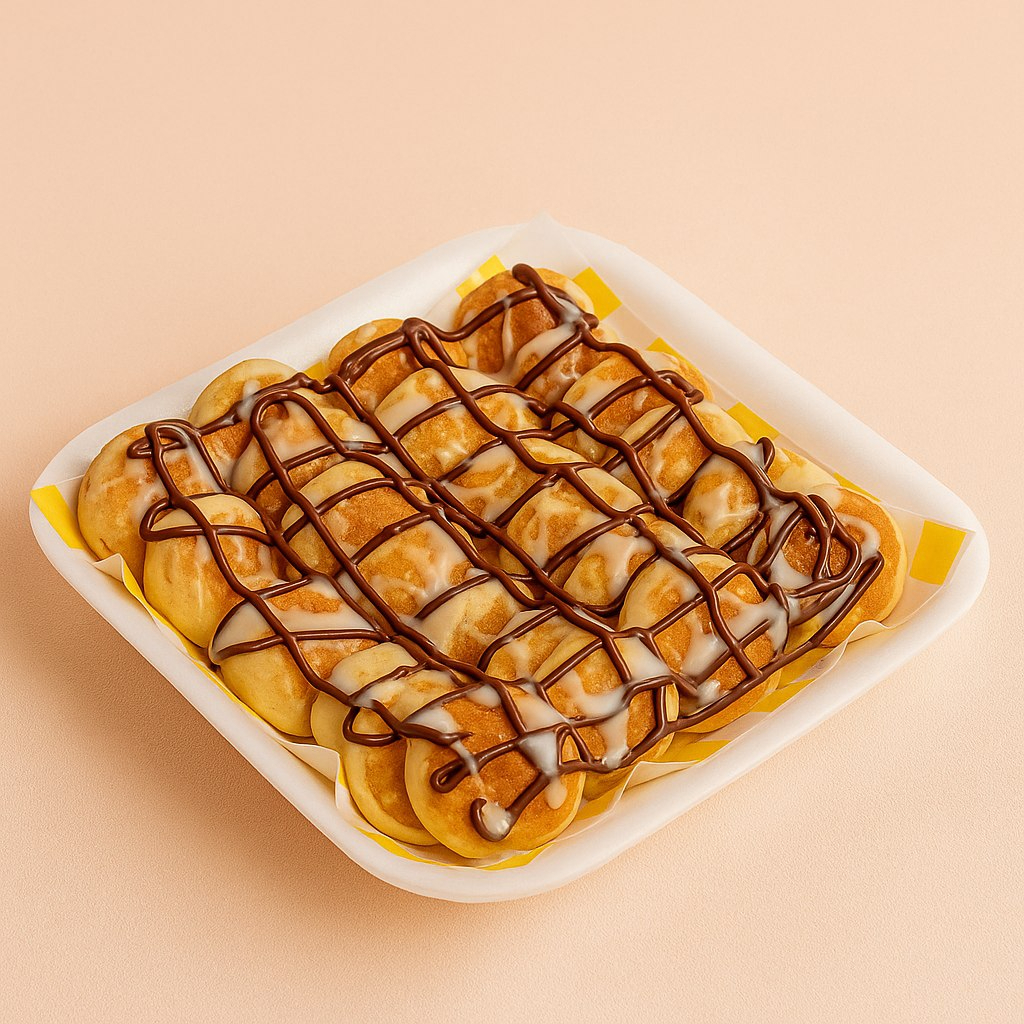25 Mini Hot Cakes con Untable y Salsa