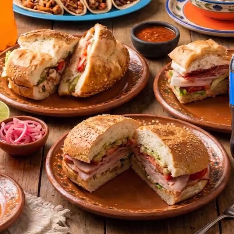 3 Tortas: Pierna, Especial y Hawaiana