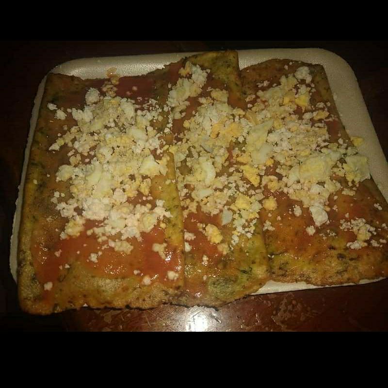 Chalupitas con Chaya 4 pzas