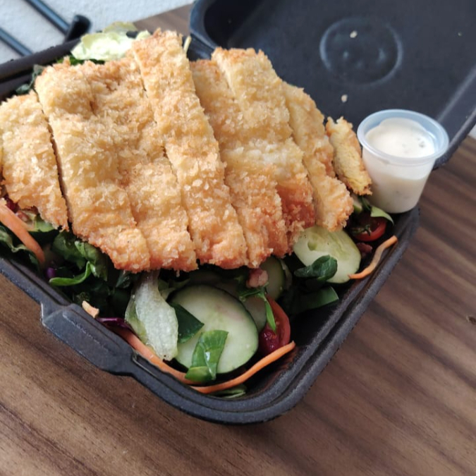 Ensalada De Pollo Con Proteina