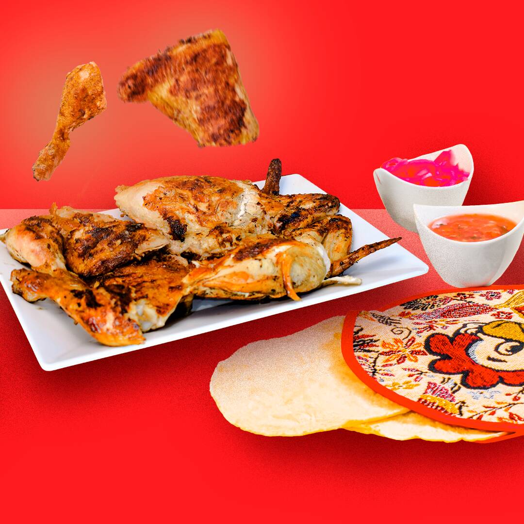 1 Pollo + 2 Piezas Extra