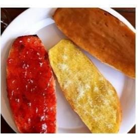 Molletes dulces sencillos