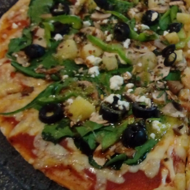 Pizza Vegetariana + Clasica