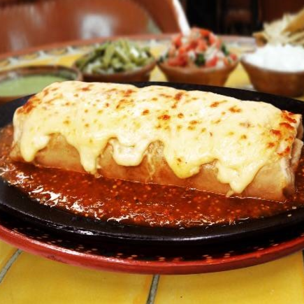 Burrito extra grande de salchicha para asar