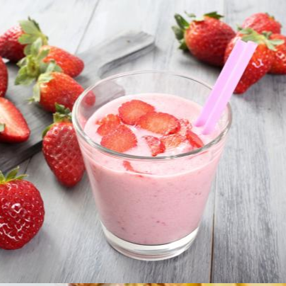 Jugo de Fruta con Leche