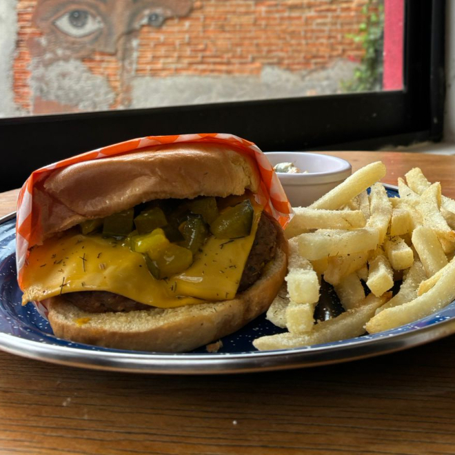 Hamburguesa con papas