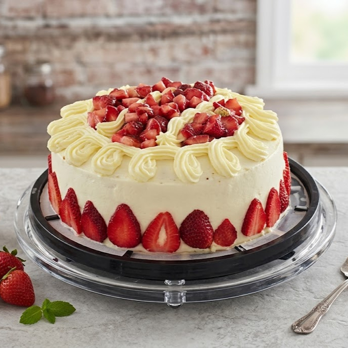 Pastel de fresas con crema (2.5 kg)