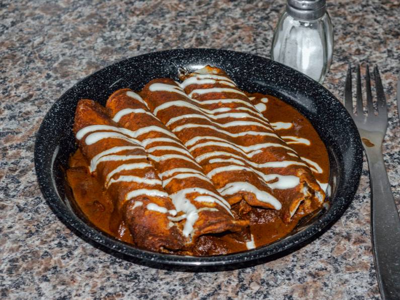 Enmoladas de Pechuga de Pollo