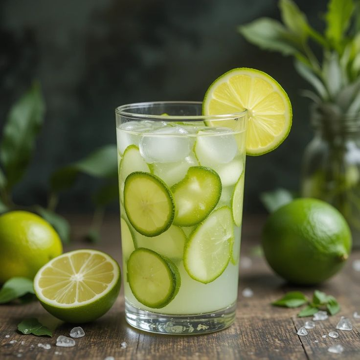 Agua de Pepino y Limón