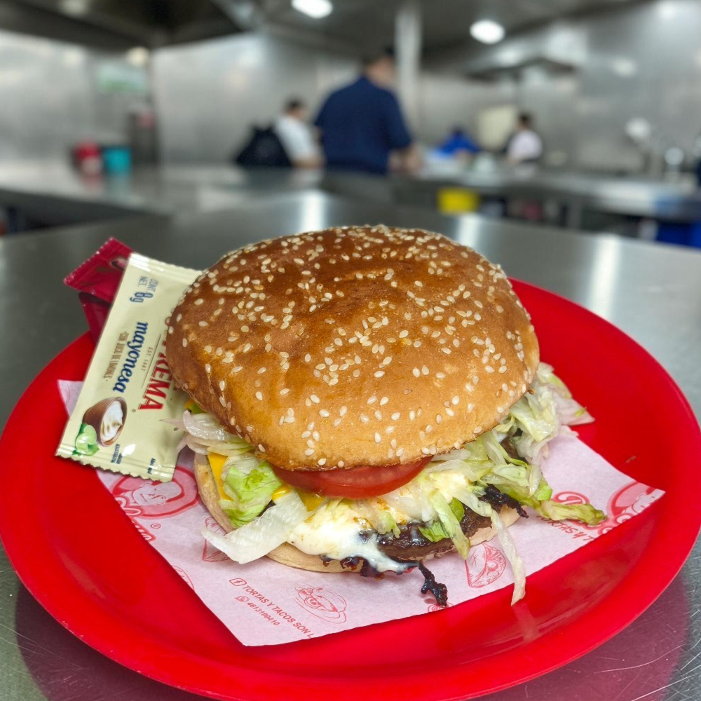 HAMBURGUESA SENCILLA