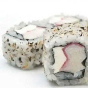 ENROLADINHO DE ARROZ JAPONÊS, KANI KANI E GERGELIM