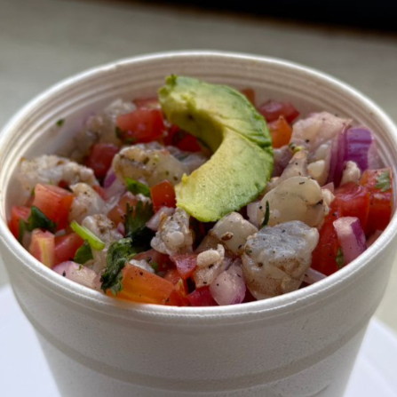 Medio de Ceviche de Camarón