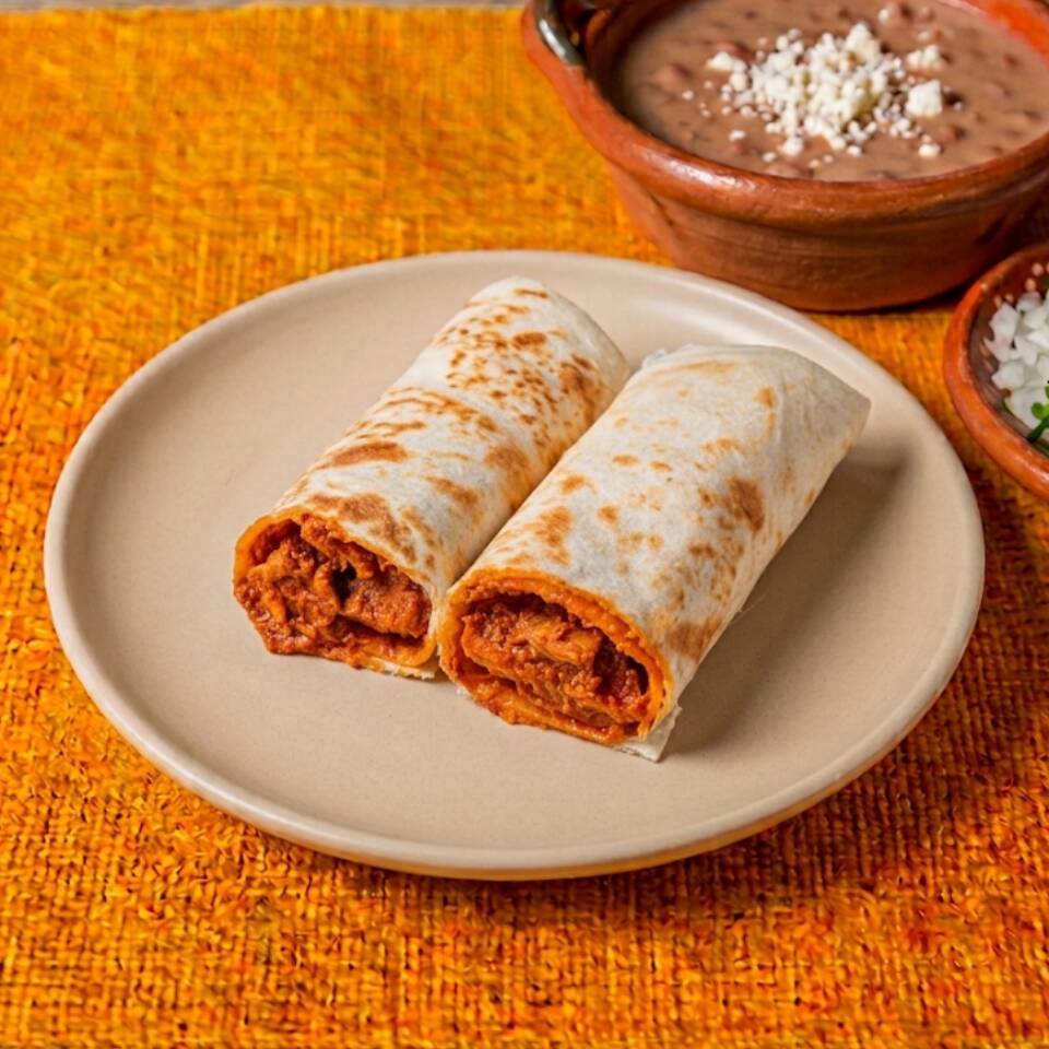 Burrito Asado en Rojo
