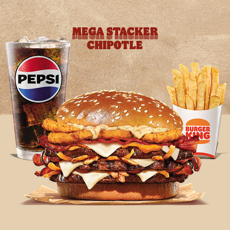 Combo Mega Stacker Chipotle Triple