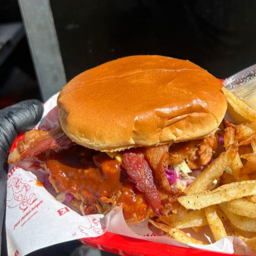 Chiltepín BBQ Burger Sencilla
