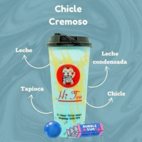 Chicle Cremoso con Leche Condensada (Smoothie)