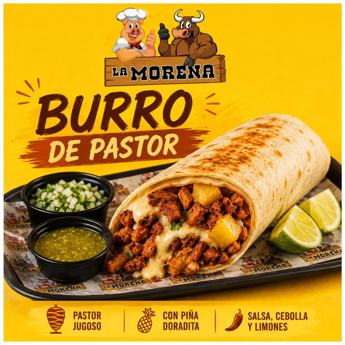 Burro de Pastor Con Queso